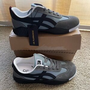 Delorance Gray and Black Women's Sneakers